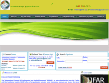 Tablet Screenshot of ijfar.org